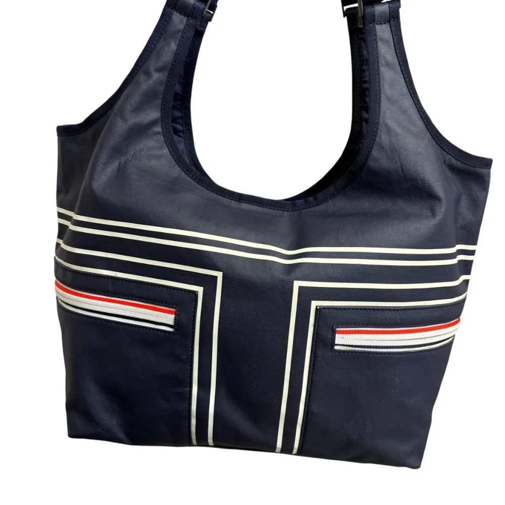 Tory Burch sport blue tote bag